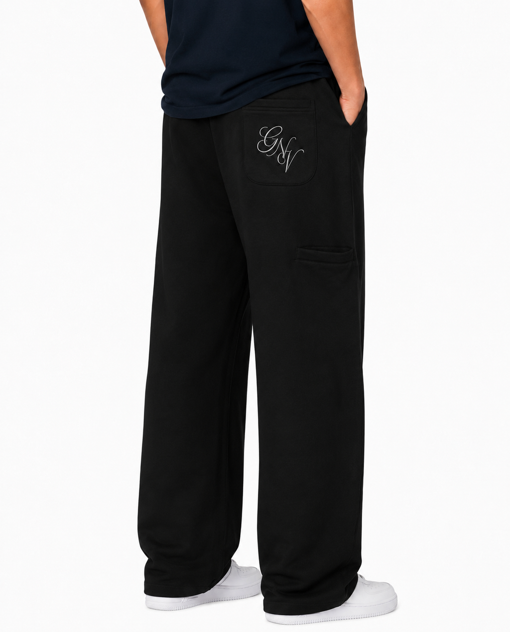 Relaxed Sweatpants — Black