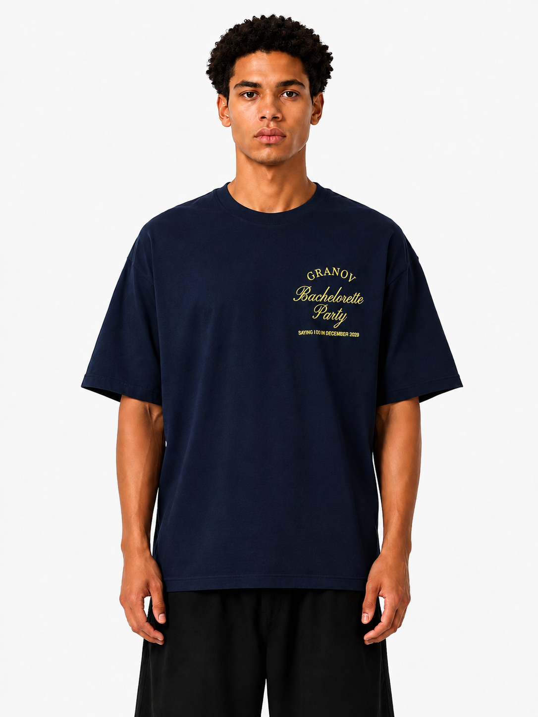 The Bachelorette Tee — Navy