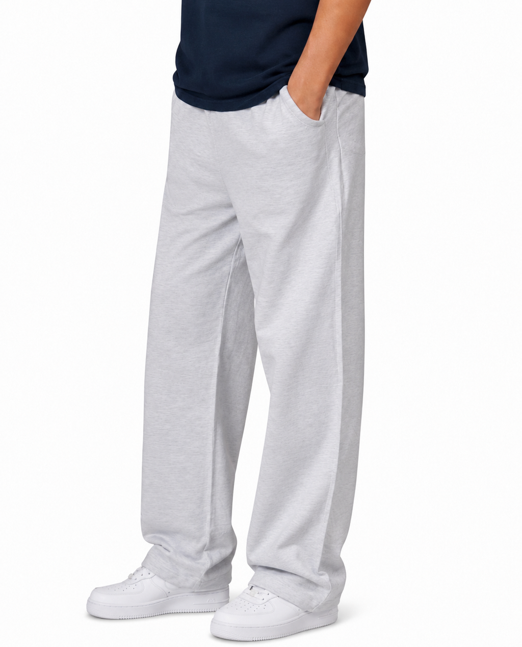 Relaxed Sweatpants — Heather Grey